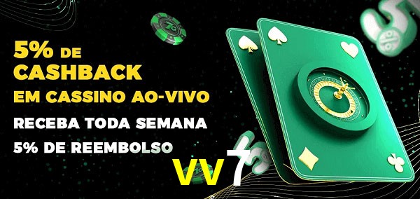 Promoções do cassino ao Vivo vv7